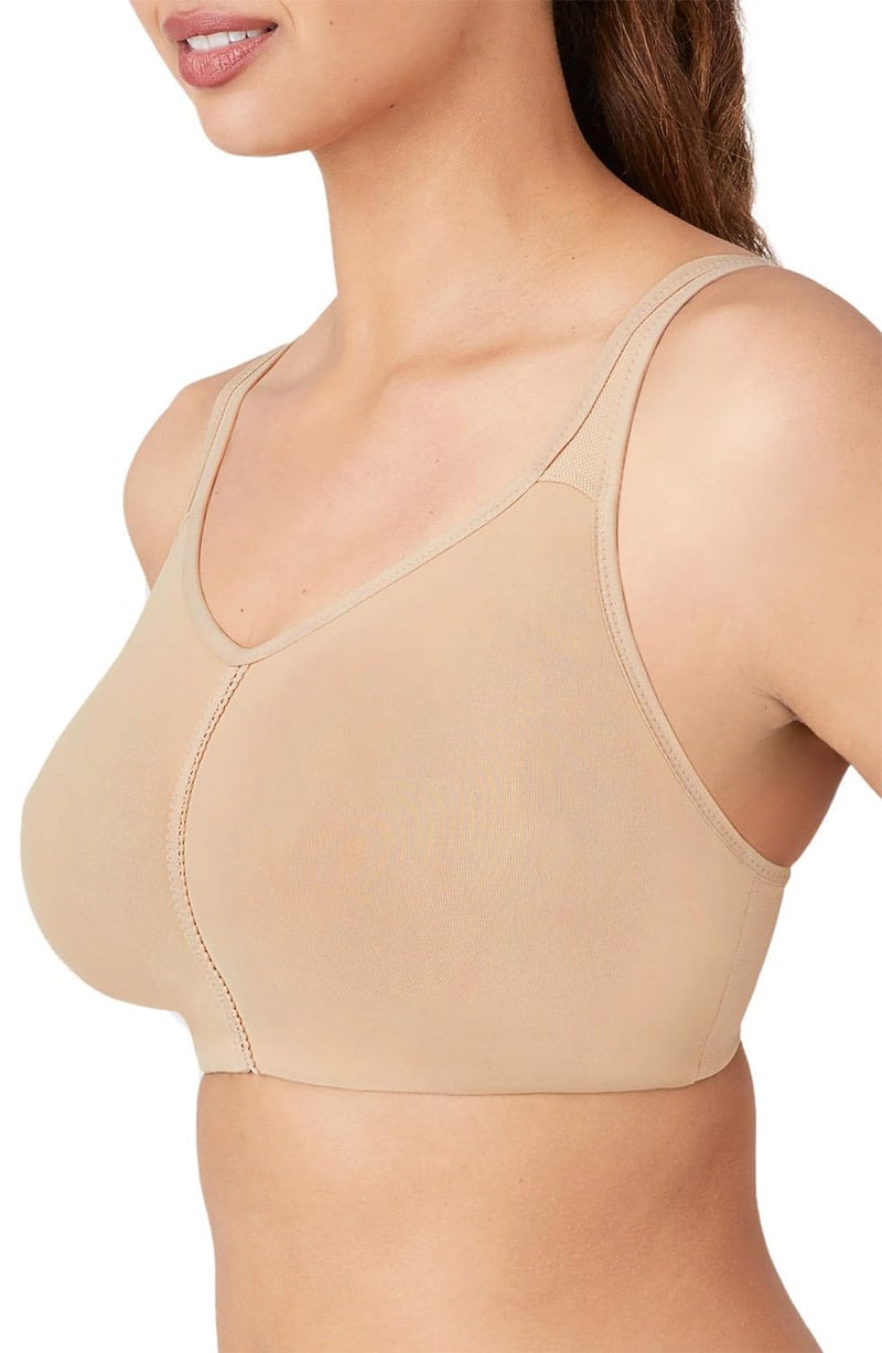 Wacoal Women's Casual Beauty Soft Cup Bra, Toast, 38DDD - Image 2